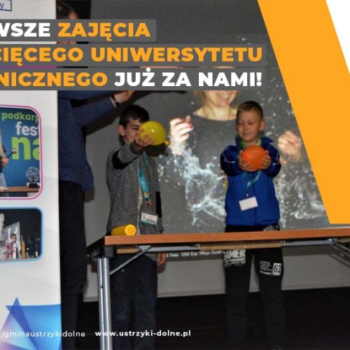 Pierwsze zajęcia Dziecięcego Uniwersytetu Technicznego już za nami!